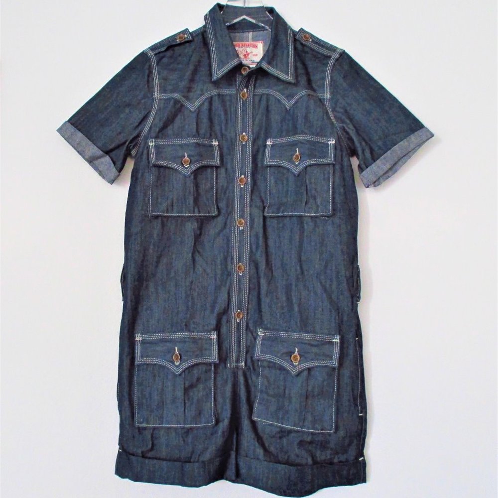 True Religion Joslyn Denim Romper